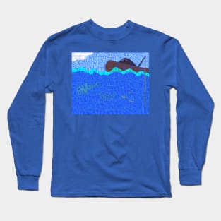 Word Art Piece: Ocean Long Sleeve T-Shirt